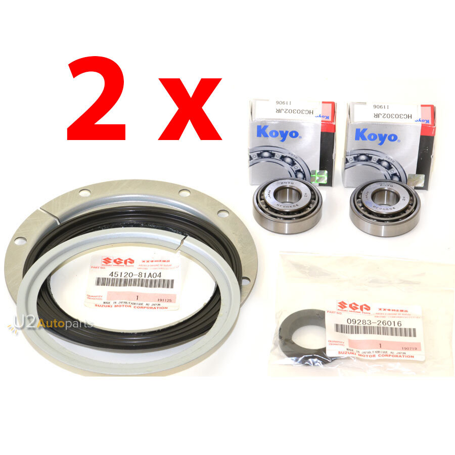 2x Axle kit bearings and seals U2SOK078 U2Autoparts