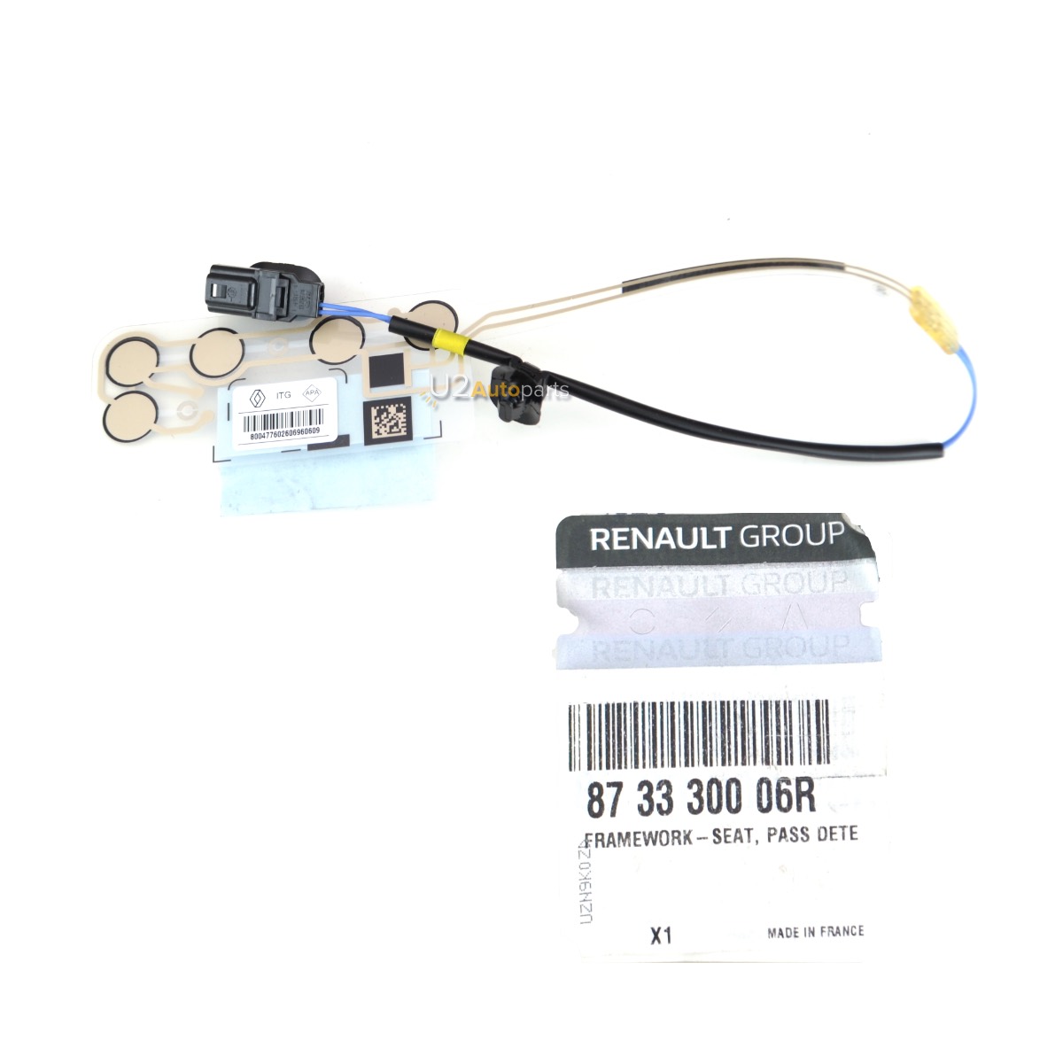 Sensor de ocupación del asiento del pasajero delantero derecho Renault 873330006R
