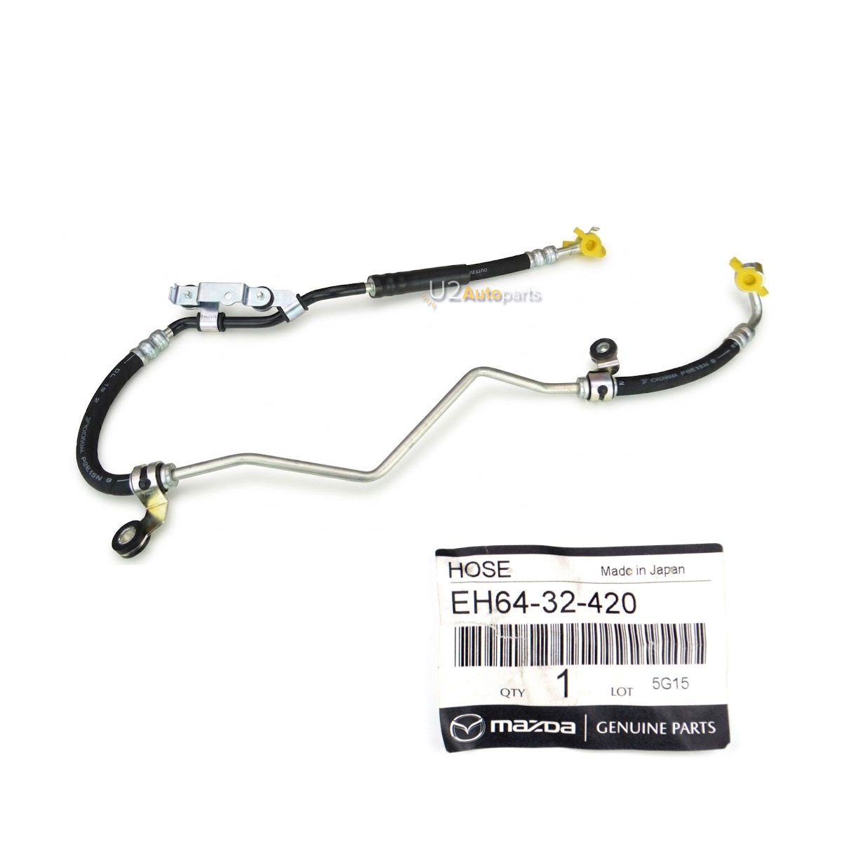 Power Steering Pressure Hose Pipe EH6432420 EH64-32-420 Mazda