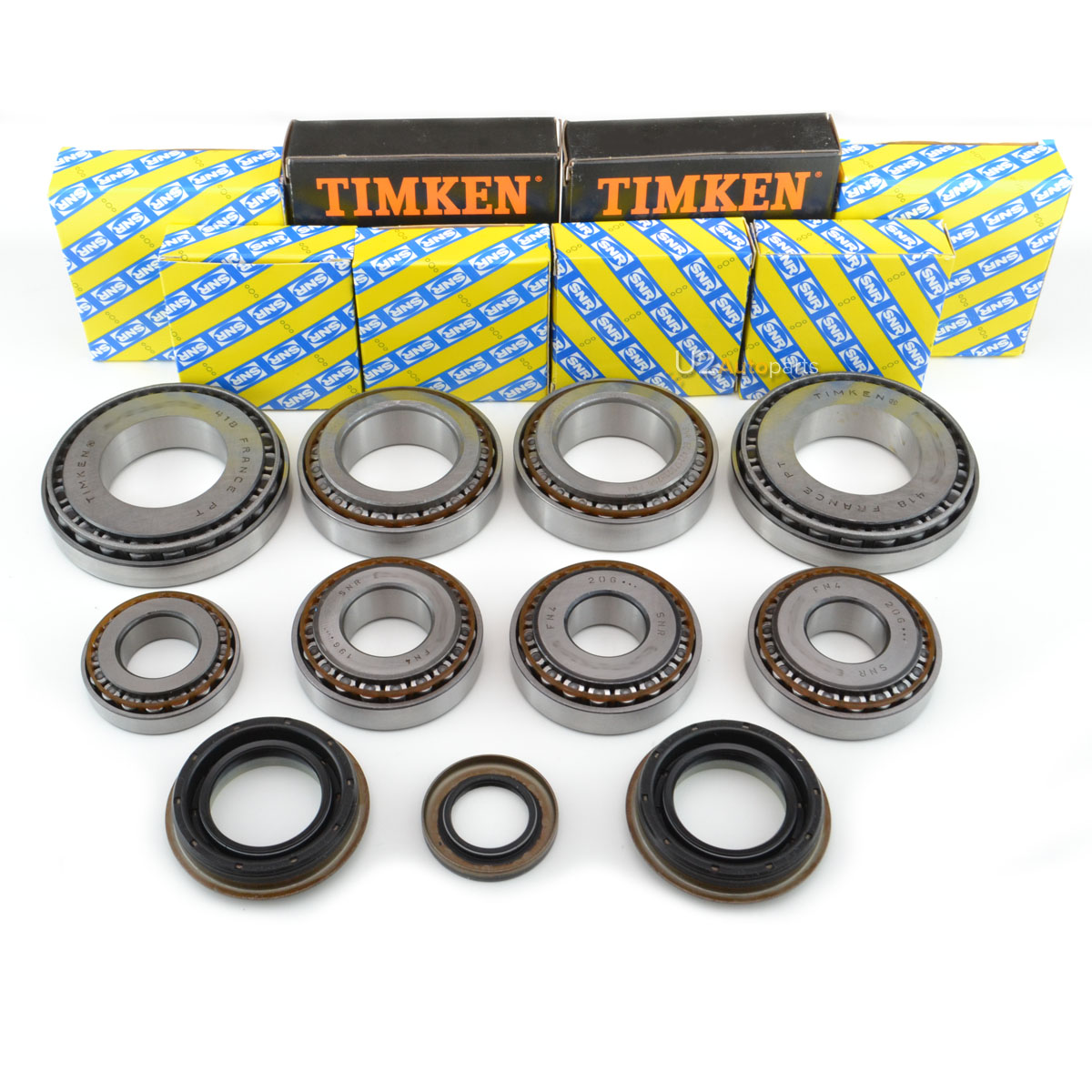 thumbnail image 2 of PF6 PA0 PK4 Gearbox Bearing & Seal Rebuild Kit - SNR Uprated, Excludes Diff Bearings 2 of 13
